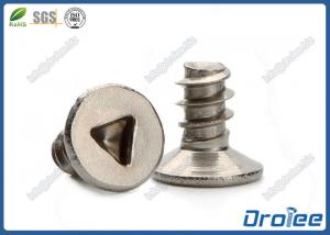 Quality 304/316 Stainless Triangular Countersunk Head Type "B" Tamper Resistant Screws for sale