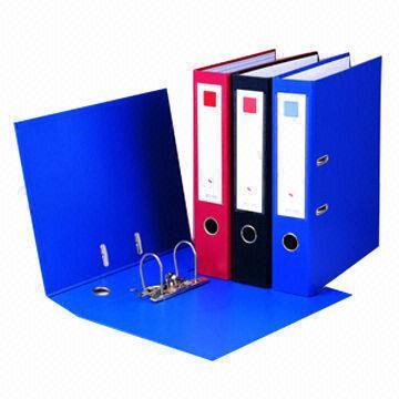 Buy Lever Arch File Folder with Double PVC Cover, High Grade Hardware Fitting, Mechanism and Cardboard  at wholesale prices