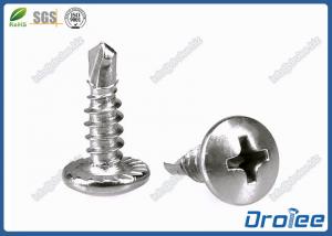 Quality 304/316/410 Stainless Steel Philips Serrated Pan Head Self-drilling Screws for sale