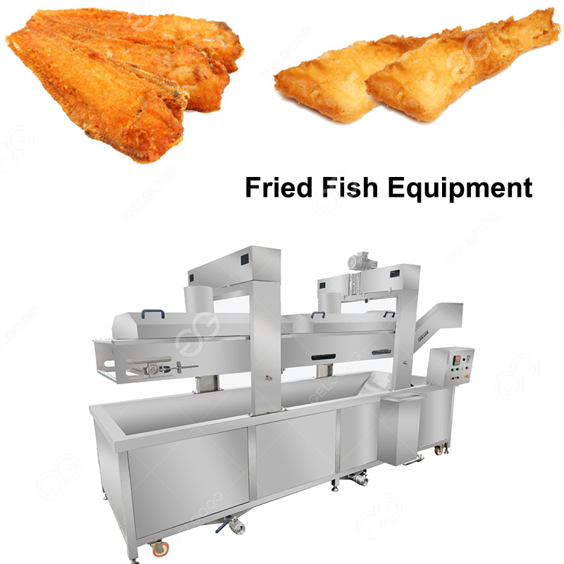 Quality 300KG/H Frying Machine For Chicken/Fish Fry Machine for sale