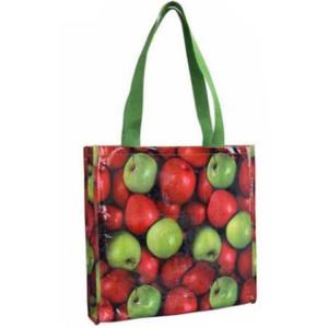 Quality Reusable Grocery Bags Custom Printed Promotion Laminated Non Woven Bag for sale