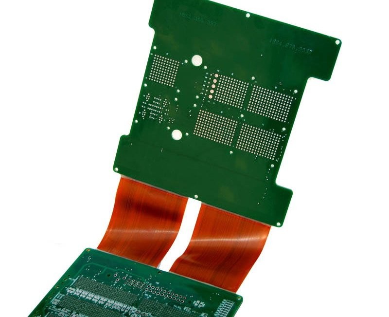 Quality Tcon LCM Gold Finger Pcb Design 3mils 6 Layer Rigid Flex Board HDI PCB for sale