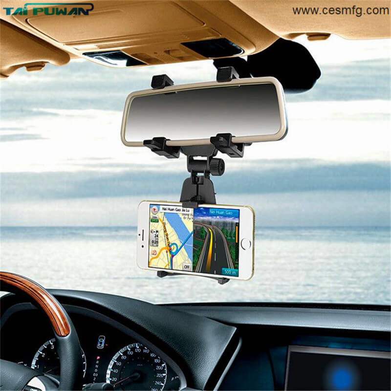 Quality Universal Car Mount Car Holder Universal Rearview Mirror Holder Cell Phone GPS holder Stand Cradle Auto Truck Mirror for sale