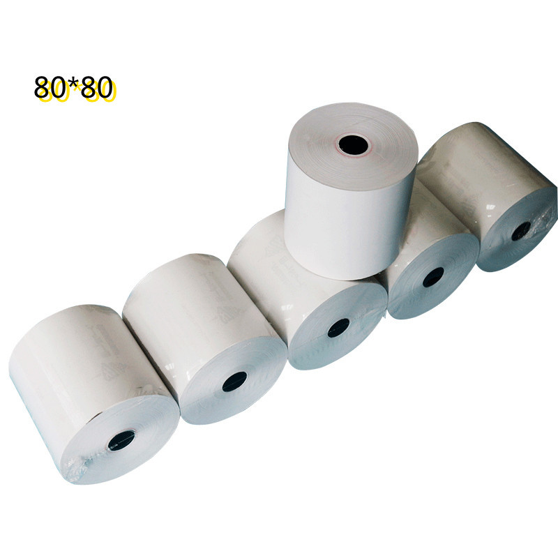 Quality Custom 80*80mm Supermarket Cash Receipt Paper Roll for sale