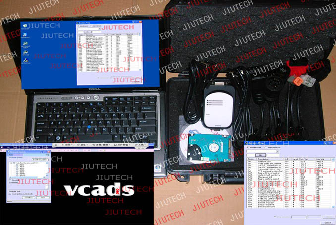 Quality D630 laptop with Super Volvo Vcads 9998555 v2.4 + PTT For Truck Excavator Penta Diagnostic for sale