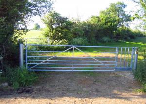 Quality Galvanized 1.2mm Driveway Farm Gate Metal Agricultural With Hingle for sale