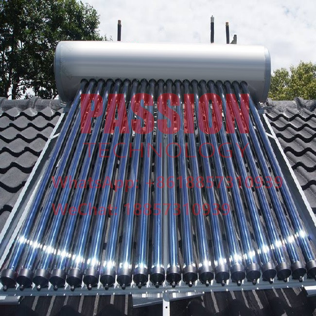 Buy 200L SS316 Enamel Inner Tank Pressure Solar Water Heater 20tubes Solar Collector at wholesale prices