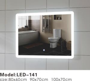 Quality Home Illuminated Heated Touch Led Bathroom Mirror With Integrated Lights In Them for sale