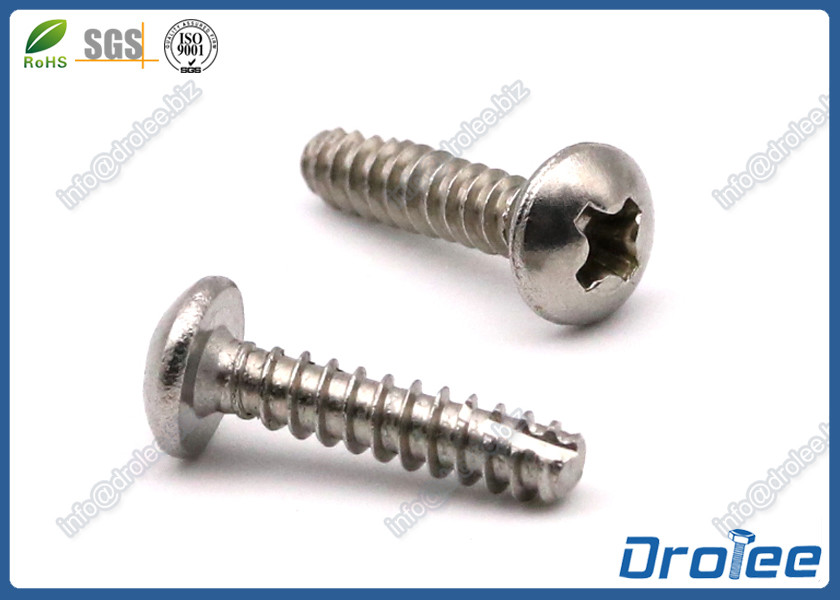 Quality 304/316/410 Stainless Steel Philips Pan Head Tapping Screw, Type 25 or BT for sale
