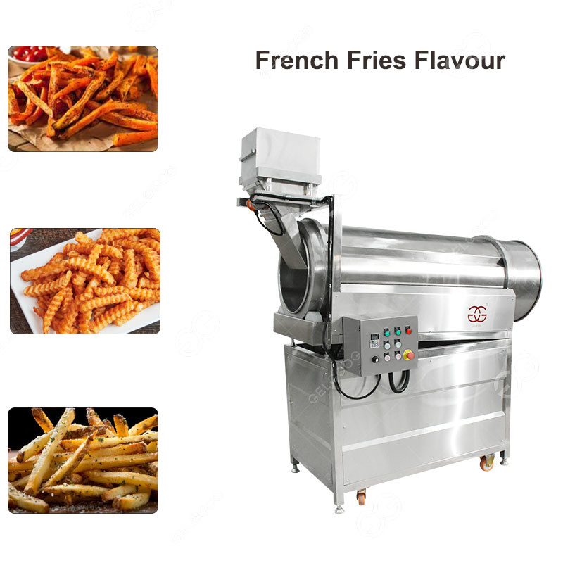 Quality Stainless Steel French Fries Seasoning Machine/Flavour Mixing Machine for sale