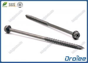 Quality 410 Stainless Philips Washer Hi-lo Thread Self Piercing Wood Screws, Type 17 for sale
