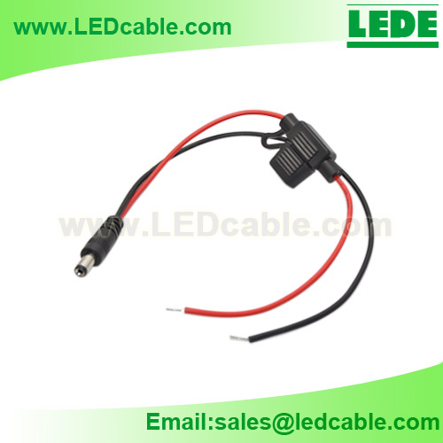 Buy Waterproof In-Line Blade Fuse Holder with DC Connector For motorcycle accent LED light at wholesale prices
