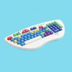 Customized computer keyboard designed especially for children color keyboard K-900