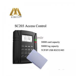 Quality SC203 Standalone Access Control With Free SDK Time Attendance TCP/IP Door Lock Option ID Or MF Card Reader for sale