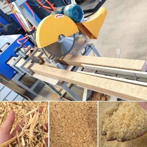 Quality Italy Double Head Sawdust Wood Square Pallet Blocks Machine for sale