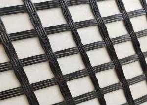 Quality 25.4x25.4mm Hole Plastic Biaxial Geogrid For Asphalt Reinforecement Pavement Driveway for sale