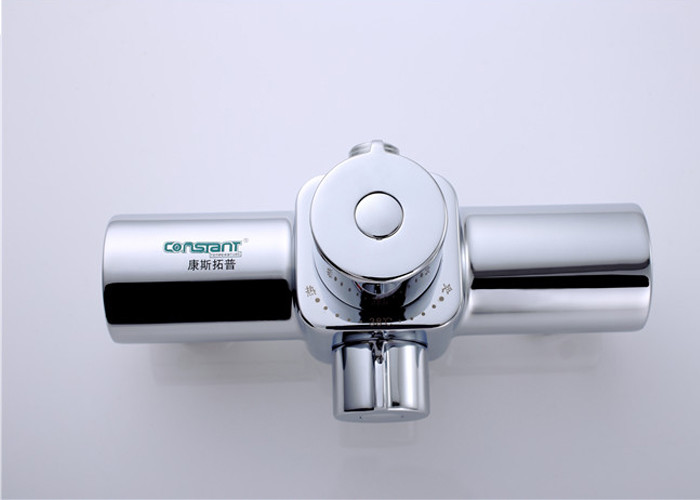 Buy Solar Bath Thermostatic Mixing Valve High Precision Control 304 Stainless Steel Filter at wholesale prices