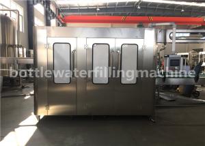 Quality 3 In 1 Full Automatic Bottle Filling Machine , Drinking Water Production Line for sale