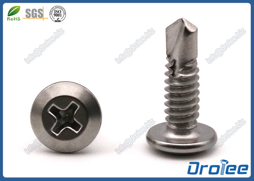 Quality Philips Wafer Head Self Drilling Screw, Stainless Steel 304 / 316 / 18-8 / 410 for sale