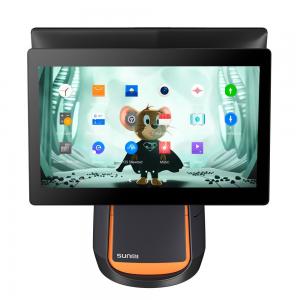 Quality Shopping Mall 15.6 Inch 2GB+16GB Android Tablet POS System With Printer for sale