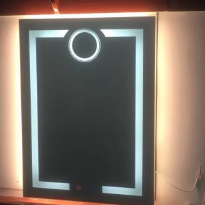 Quality Fogless Touch Led Bathroom Mirrors , Wall Mounted Makeup Mirror UL ETL CE for sale