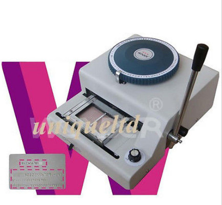 Quality PVC ID cards Embosser machine + indent print 2in1 EI72 for sale