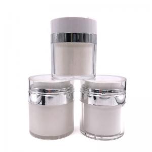 Quality 1oz 4oz Airless Pump Cream Jar ,  Acrylic Cosmetic Jar for skincare Packaging for sale