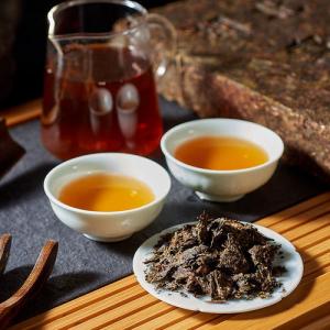 Quality Aiding Digestion Chinese Dark Tea Brick  Smooth Taste For Improve Gastrointestinal Health for sale