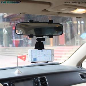 Quality Adjustable Car Auto Rearview Mirror Mount Cell Phone Holder Bracket Stands For Samsung Huawei Xiaomi iPhone X 7 phone for sale
