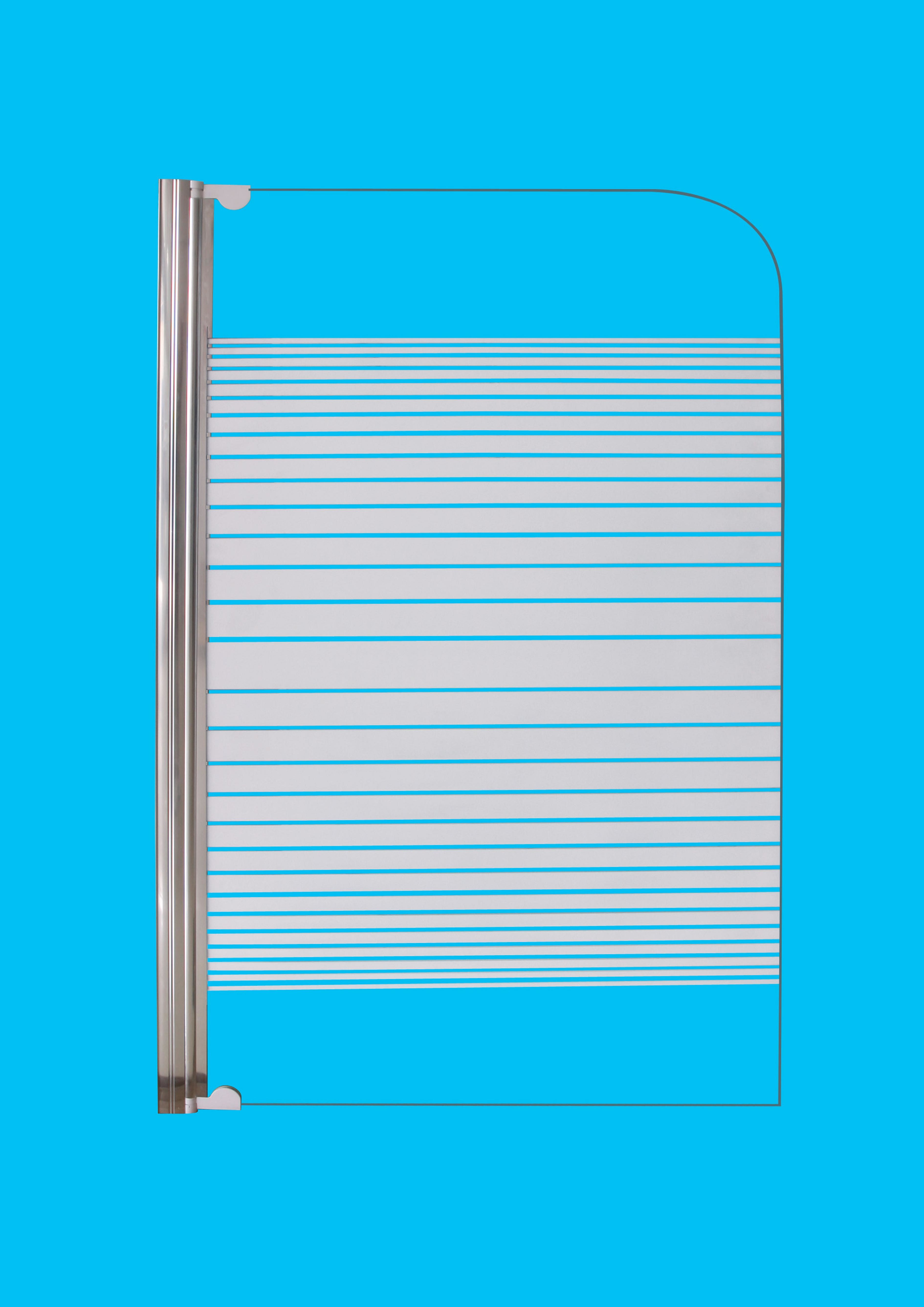 Quality Obscure Tempered Glass Bath Shower Screens , Square Over Bath Shower Screen Door for sale