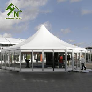 Quality Diameter 10m Hengnuo Multi Sided Tent Auto Show Events With Glass Walls for sale