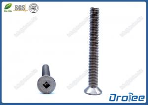 Quality 304/316 Stainless Steel Square Drive Flat Head Machine Screw for sale