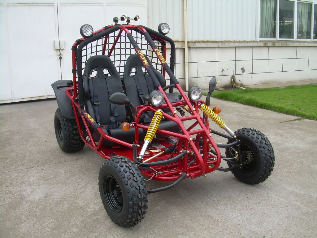 Quality Electric Motor Go Kart 150CC Single Seat Chain Drive with Four Wheels for sale