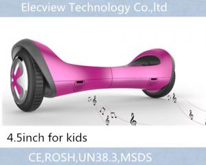 Quality 4.5inch Rose Smart Kids Self Balancing Scooter 2 wheels with LED lighting for sale