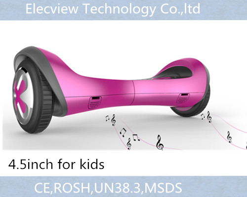 Buy cheap 4.5inch Rose Smart Kids Self Balancing Scooter 2 wheels with LED lighting from wholesalers