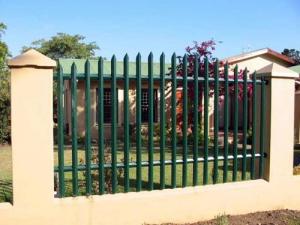 Quality Galvanised 3.6m High Steel Security Fence Panels Rounded Top for sale