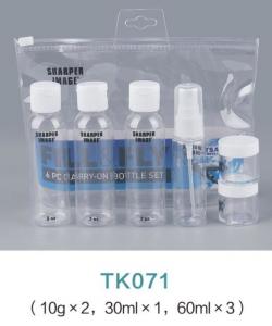 Quality 30ml 60ml Cosmetic mist sprayer travel bottles set of 6 for sale