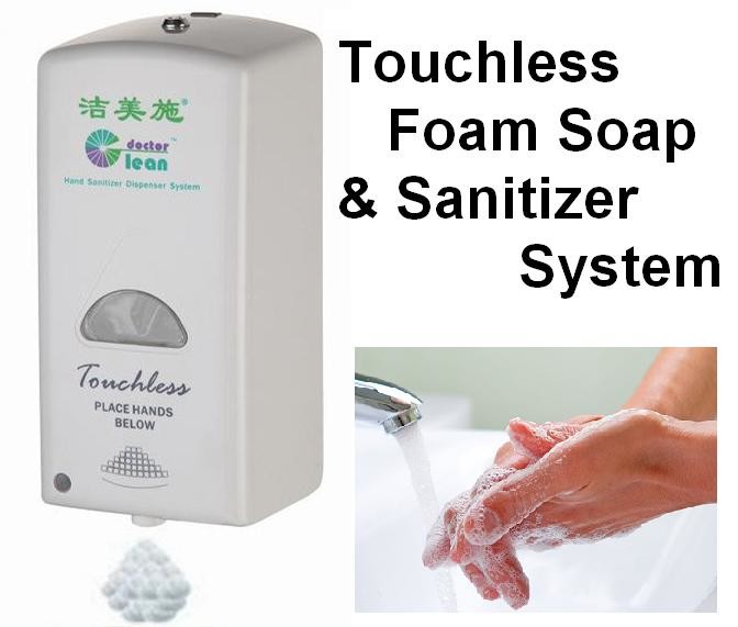 Quality Automatic Commercial Foaming Hand Soap Dispenser 1000ml Wall Mount Installation for sale