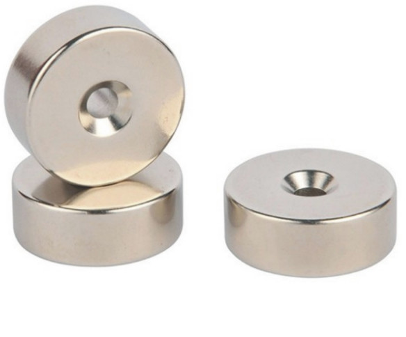 Neodymium Permanent Rare Earth Ring Magnets With Countersink Holes