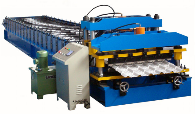 Quality 4m/Min 0.6mm Steel Sheet Roof Tile Forming Machine for sale