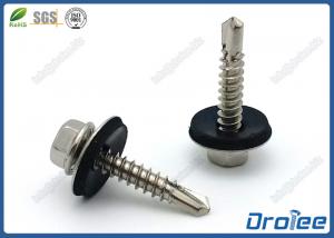 Quality Hex Washer Head Stainless Steel 410 Roofing Screw with EPDM Sealing washer for sale
