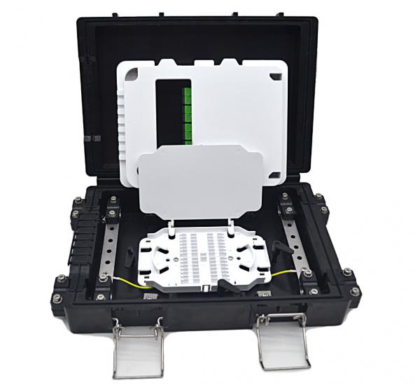 Buy Outdoor Spliter Fiber Optic Junction Box FTTH 8 Core Aerial ABS Material IP67 at wholesale prices