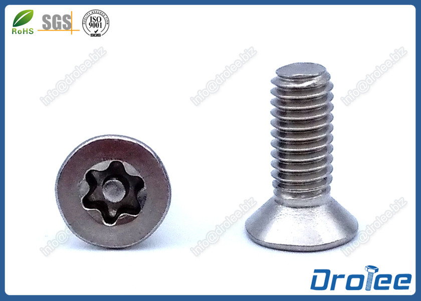 Quality Stainless Steel Flat Head Torx Security Screws for sale