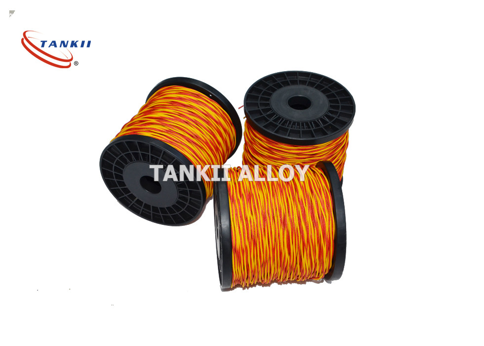 Quality Vitreous Silica Fiber Insulated Type K Extension Wire 22SWG for sale