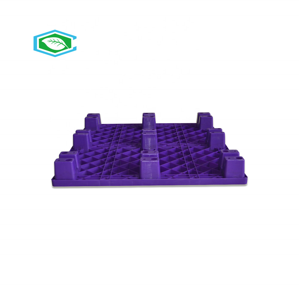 Quality Nine Feet Injection Warehouse Plastic Pallet 18 Legs Virgin HDPE Environmentally Friendly for sale