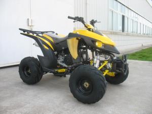 Quality Sport Yellow 200CC ATV , Electric Start Quad Bike With Four Wheels for sale