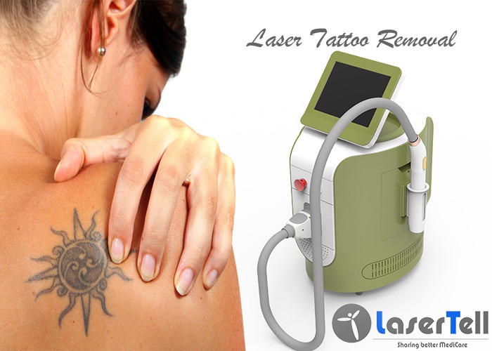 China Quick ND Yag Laser Tattoo Removal Machine Tattoo Eraser Machine 1 - 10Hz Frequency on sale