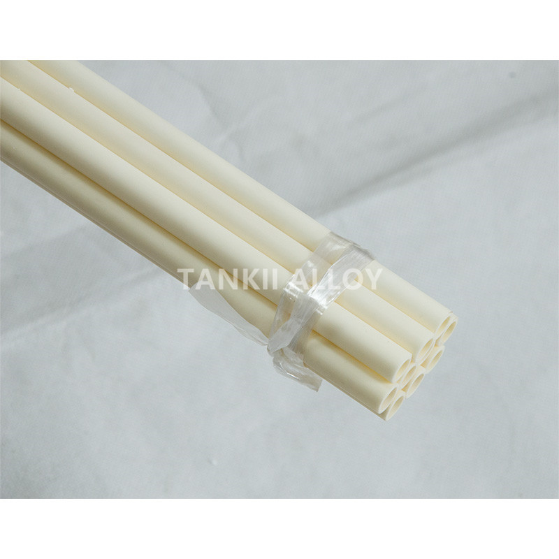 Quality 99% Al2O3 Special Ceramic Tube High Purity Round Tube Alkali Corrosion Resistance for sale