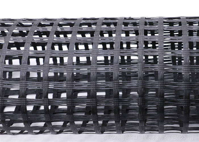 Quality 25.4x25.4mm Hole Plastic Biaxial Geogrid For Asphalt Reinforecement Pavement Driveway for sale