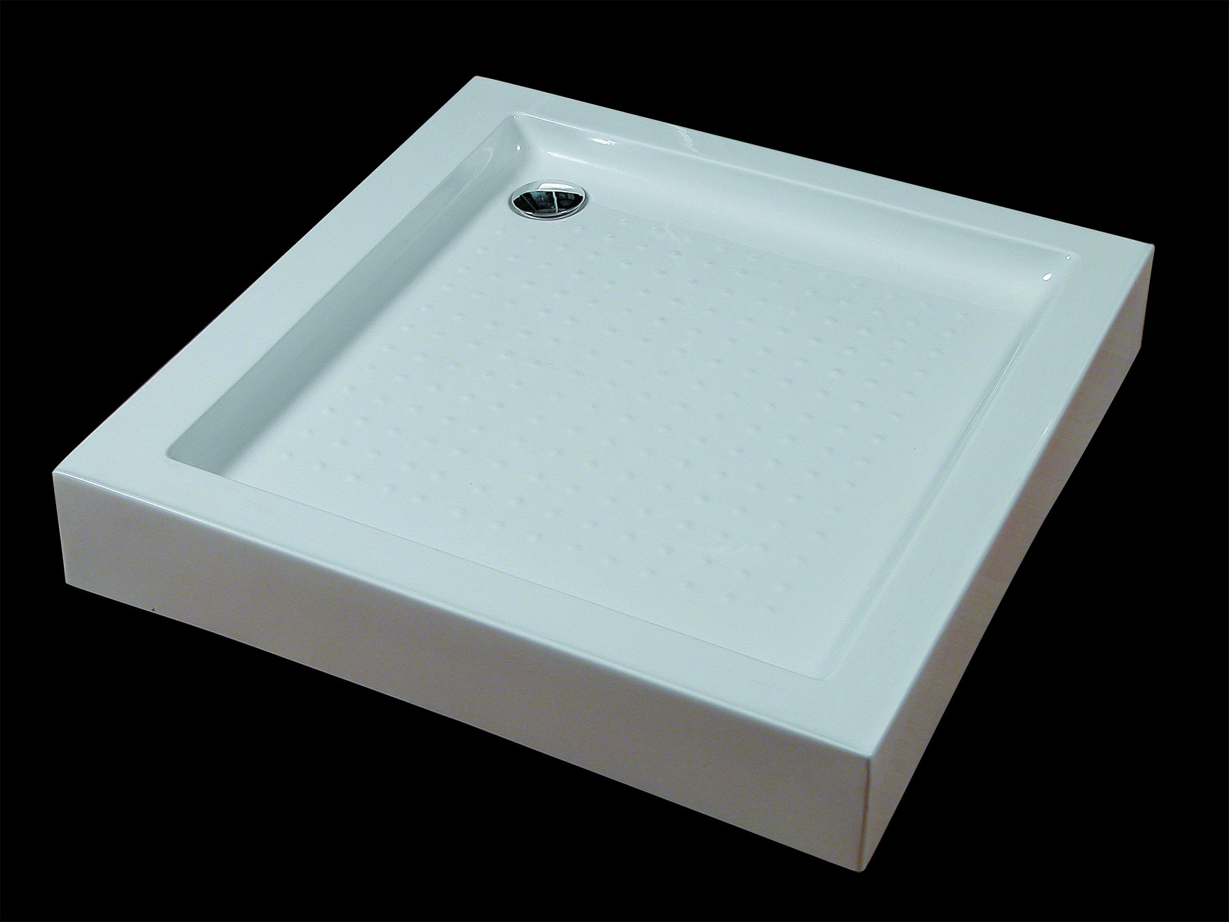 Quality Adjustable Anti Slip Square Shower Tray With High Sides Solid Surface 15mm for sale